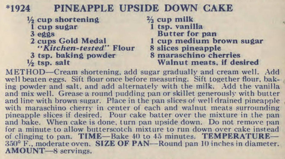 Old Fashioned Pineapple Upside-Down Cake Recipe